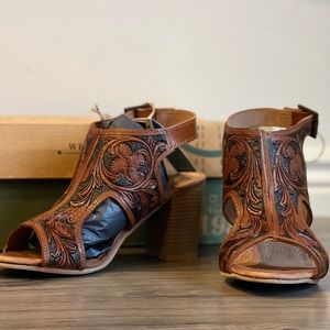 Roper Tooled Leather Heels